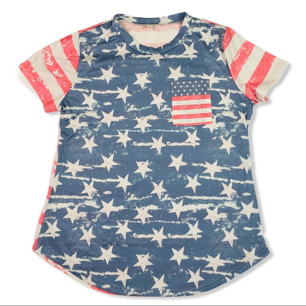 New Stars and Stripes T-Shirt XXL Americana/Patriotic